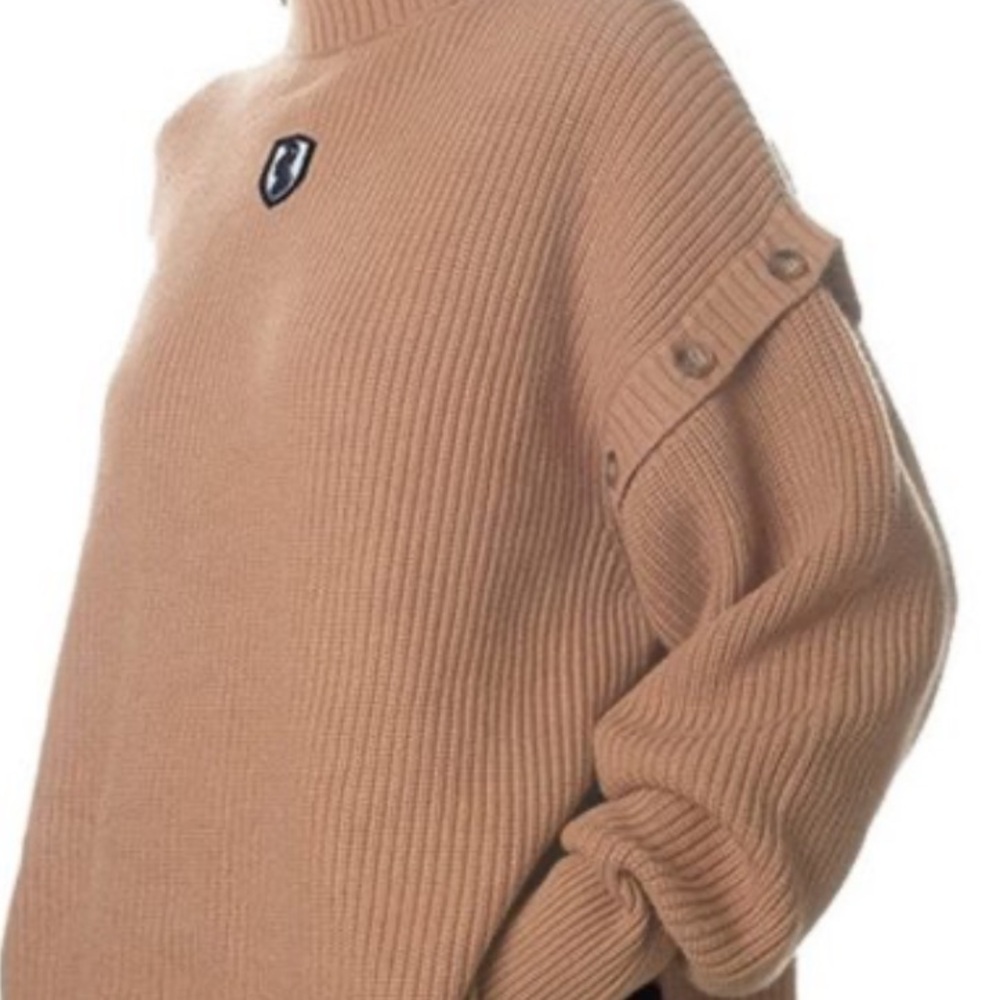 Vivienne Hu VHNY Convertible, Knit, Long Sleeve, Vest, Mauve, Sweater, OS